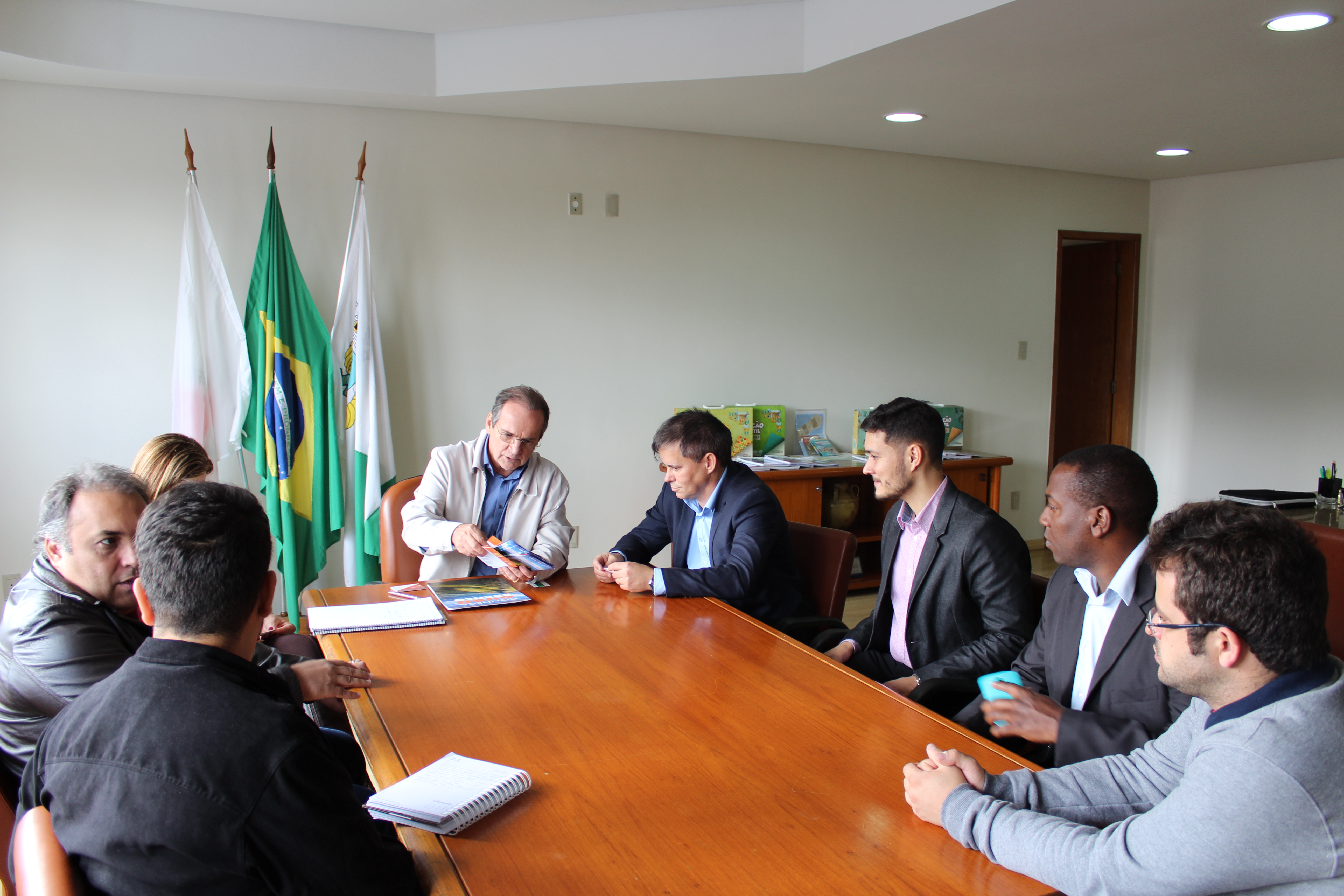 Reunião com prefeito de Ouro Branco