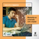 #7 - Mantenha-se conectado com a equipe: É importante que a equipe tenha definido uma estratégia de comunicação durante esse afastamento. O IFMG, por meio do Google Hangouts, disponibiliza uma ferramenta para troca de mensagens e de vídeos, além de iniciar conversas em grupo. Outra ferramenta gratuita muito popular é o Zoom (disponível para Android e iOS). A sala de videoconferência pode ter até 25 participantes e permite a troca de textos, documentos e apresentações. A vantagem da videoconferência é evitar desentendimentos e interpretações erradas nas falas. E para manter as atividades colaborativas organizadas, uma boa dica é o Trello, aplicativo gratuito que permite colocar as tarefas da equipe em ordem e definir o prazo de entrega para cada situação.