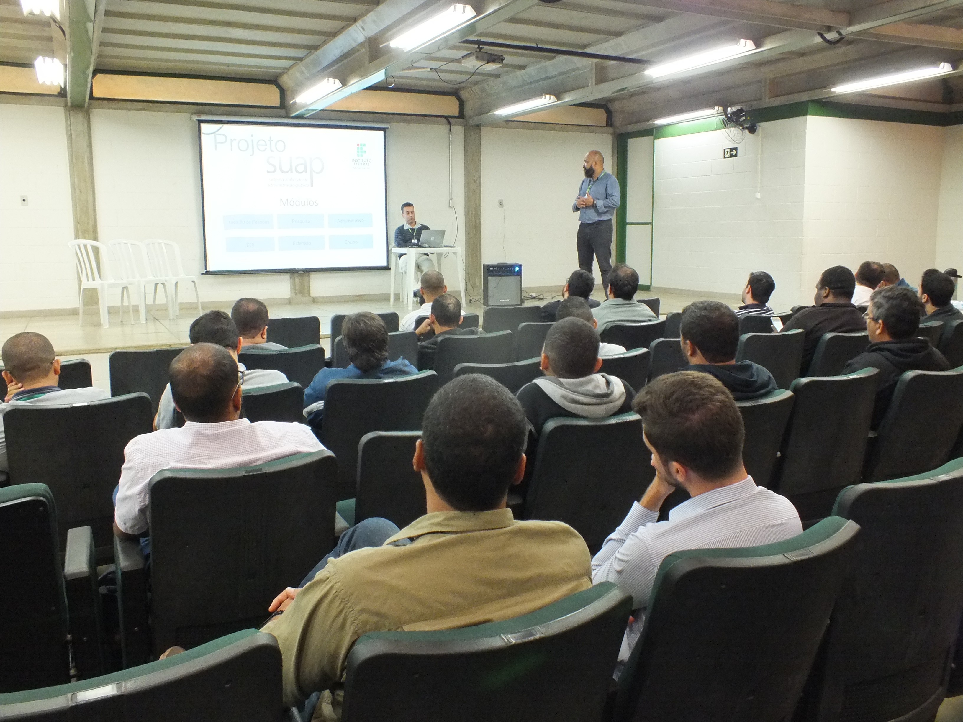 Lançamento do Suap, durante o Fórum de TI