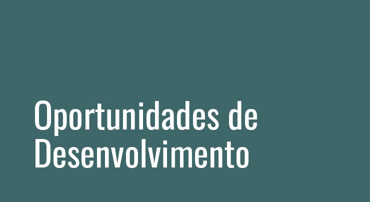 Oportunidades de desenvolvimento