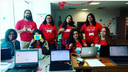 Estudantes do IFMG Campus Sabará no evento internacional Rails Girls.