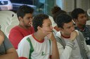 Estudantes do técnico integrado durante a palestra Computação Cognitiva