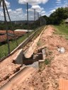 Obras de recomposição do talude