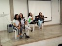 Apresentação Musical na abertura, realizada por alunas do 1º ano do Ensino Médio Integrado - Edificações