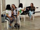 Apresentação Musical na abertura, realizada por alunas do 1º ano do Ensino Médio Integrado - Edificações